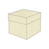 Linteum cream textured vise versa top box bonbonniere box