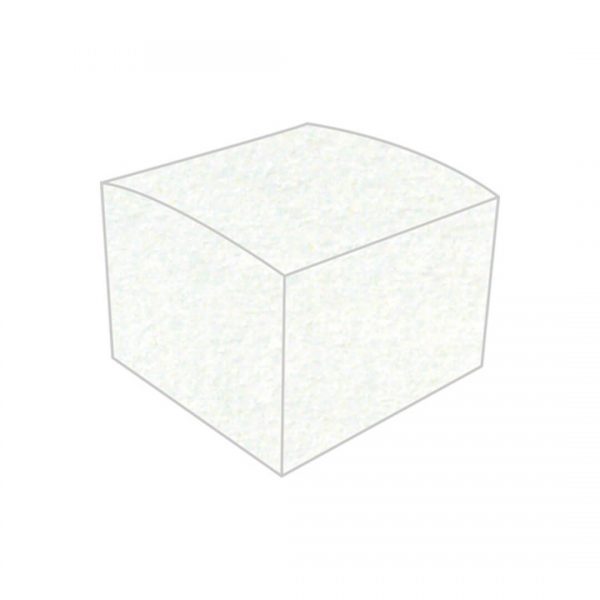 metallic ice gold white bonbonniere box