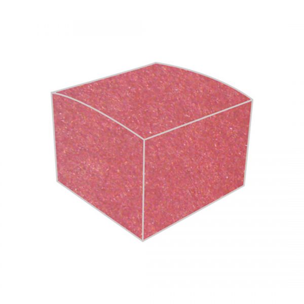 metallic red bonbonniere box