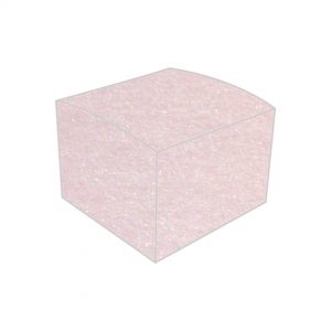 metallic rose pink bonbonniere box