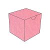pink pearla metallic treasure chest bonbonniere box
