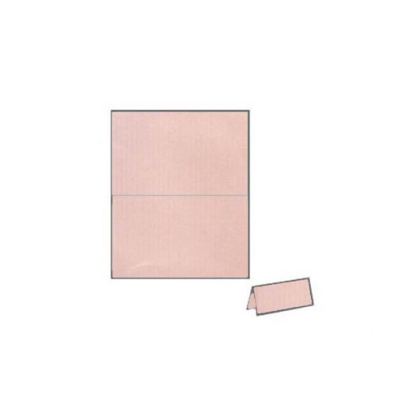 rosa pink textured vise versa placecard