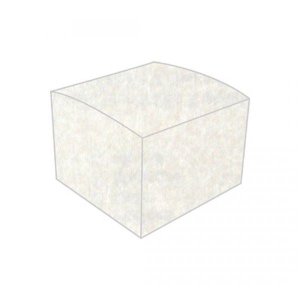textured Metallic starfish white bonbonniere box
