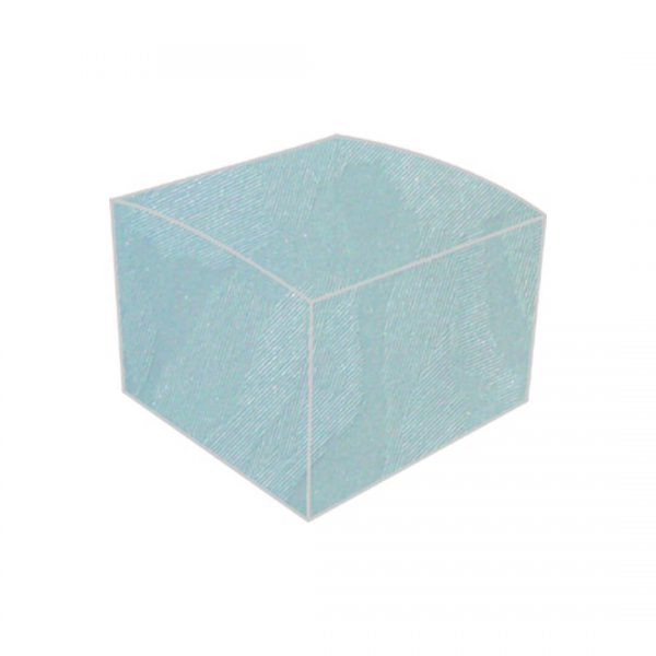 textured metallic vibe camouflage tender blue bonbonniere box