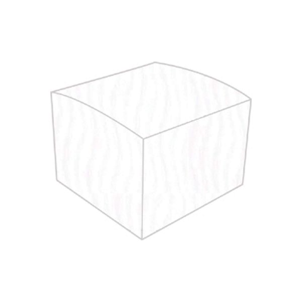 textured metallic vibe wave shinning white bonbonniere box