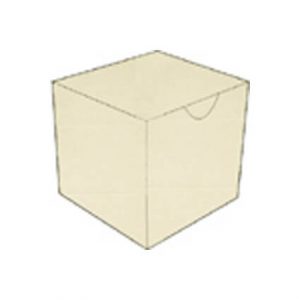 textured plain Linteum cream treasure chest bonbonniere box category picture