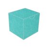 turquoise pearla metallic treasure chest bonbonniere box
