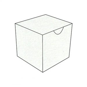 white metallic treasure chest bonbonniere box