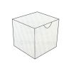 white watermark textured metallic treasure chest bonbonniere box