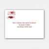 BIRINV50 envelope for Pink and red floral geomertic invitation