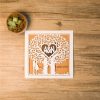 LASINV03 Personalised Love Tree Lasercut wedding invitation