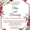 WEDINV184-Red-and-Pink-floral-wedding-invitation
