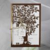 WEDINV127 Bronze lasercut tree wedding invitations